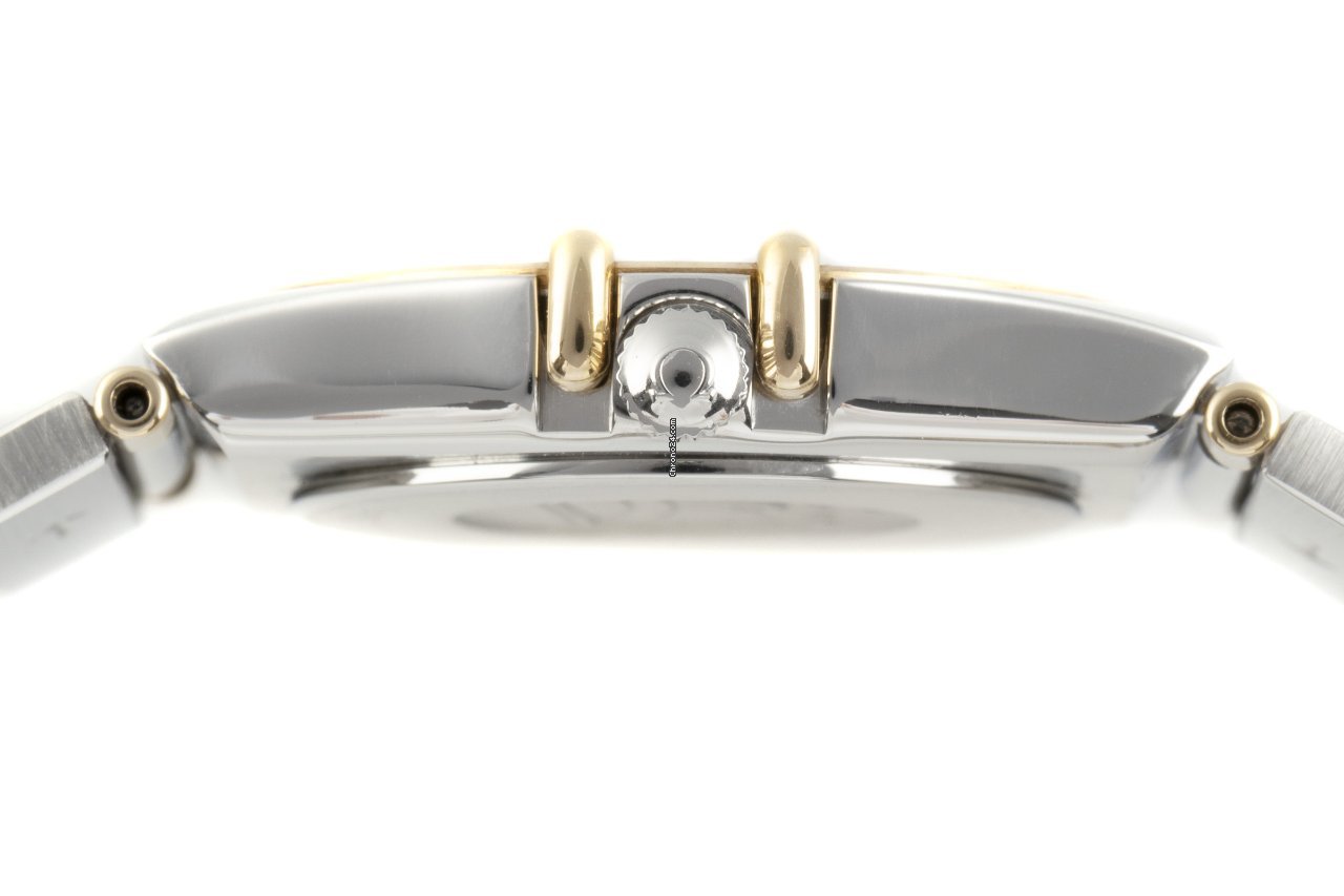 IMG_9081 Omega Constellation Ladies Womens watch Quartz Gold Steel 795.1080.1 Replica 7