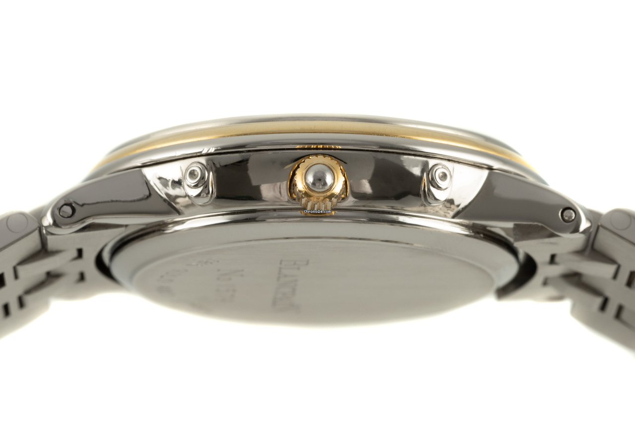 IMG_9081 Blancpain Villeret Mens watch Unisex Automatic Gold Steel 6595 Replica 7
