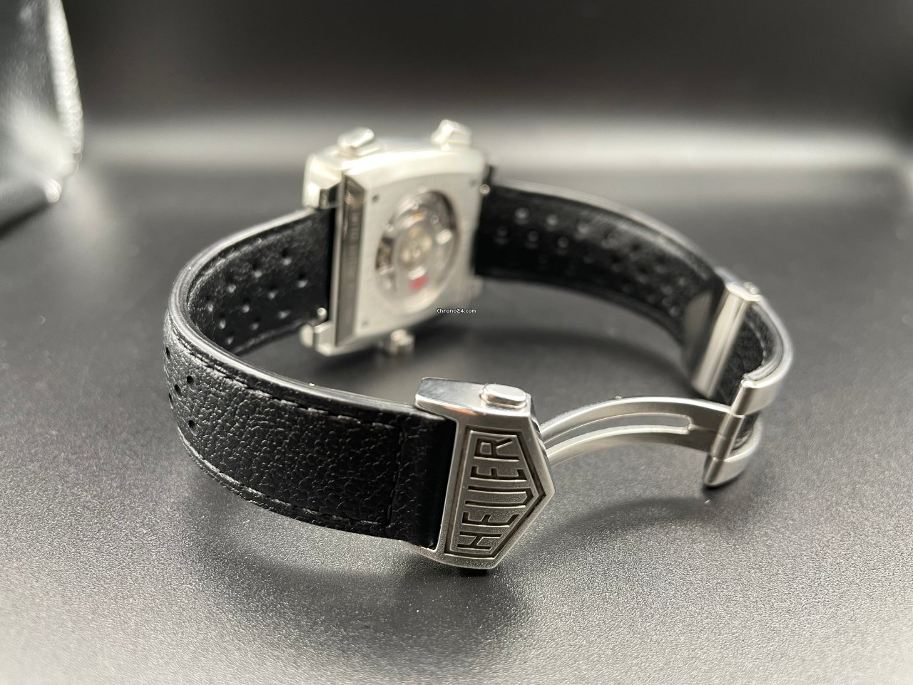 IMG_9081 TAG Heuer Monaco Calibre 11 Mens watch Unisex Automatic Steel CAW211B.FC6241 Replica 7