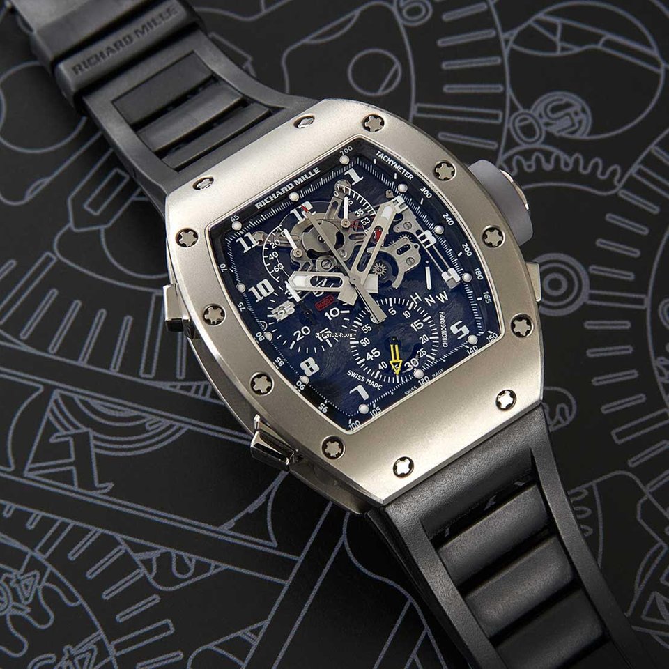 IMG_9081 Richard Mille Mens watch Unisex Manual winding Titanium RM 004 Replica 7