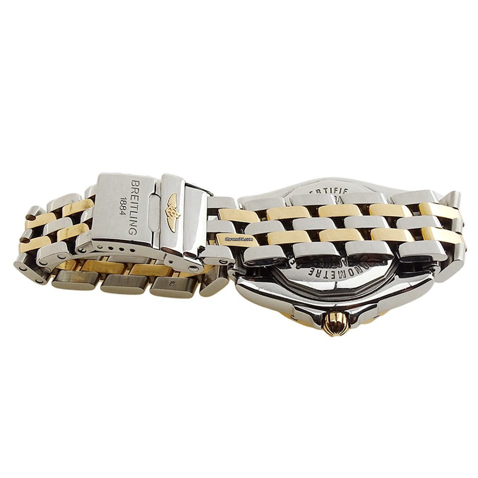 Breitling Galactic 32 Womens watch Quartz Gold Steel C71356L2 Replica 7