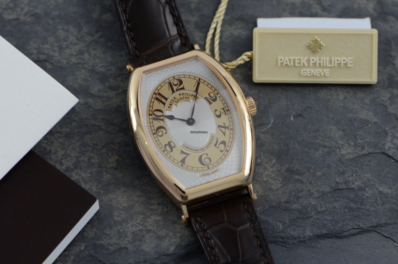 IMG_9081 Patek Philippe Gondolo Mens watch Unisex Manual winding Rose gold 5098R-001 Replica 7