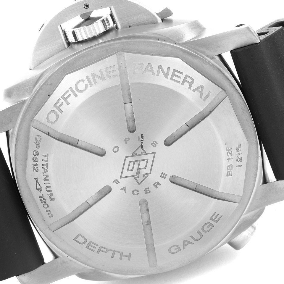 Panerai Luminor Submersible 1950 Depth Gauge Mens watch Unisex Automatic Titanium PAM00193 Replica 7