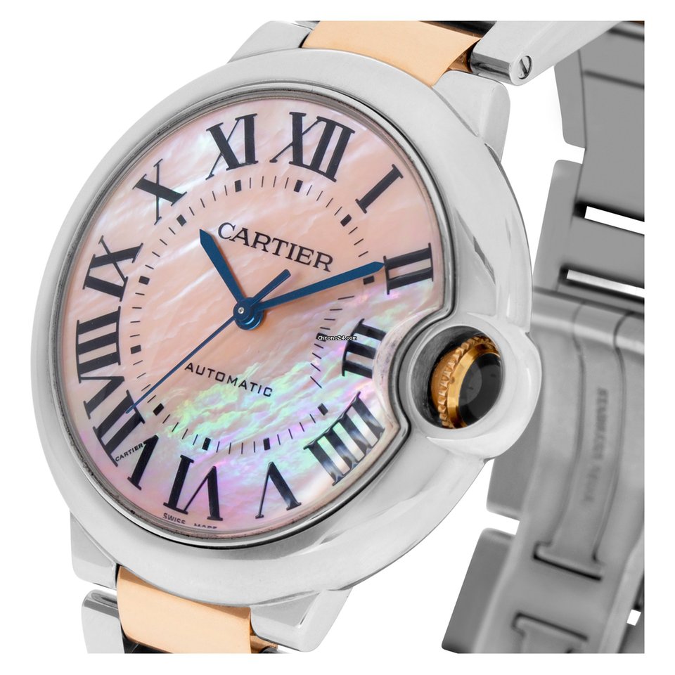 IMG_9081 Cartier Ballon Bleu 36mm Womens watch Automatic W6920033 Replica 7