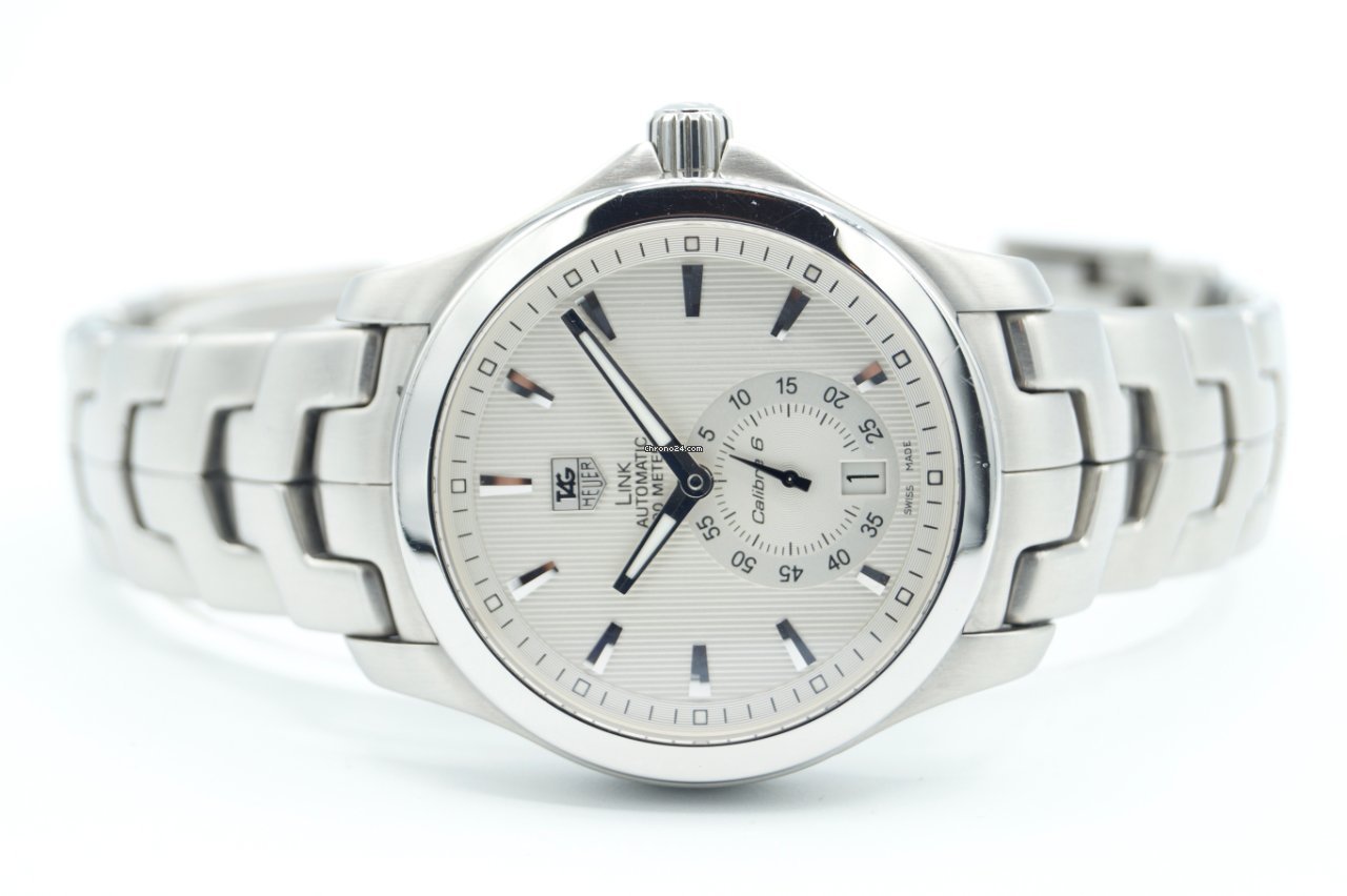 IMG_9081 TAG Heuer Link Calibre 6 Mens watch Unisex Automatic Steel WJF211B.BA0570 Replica 7