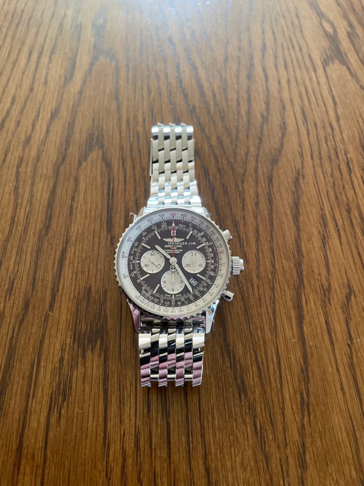 IMG_9081 Breitling Navitimer Rattrapante Mens watch Unisex Automatic Steel AB031021 Q615 Replica 7