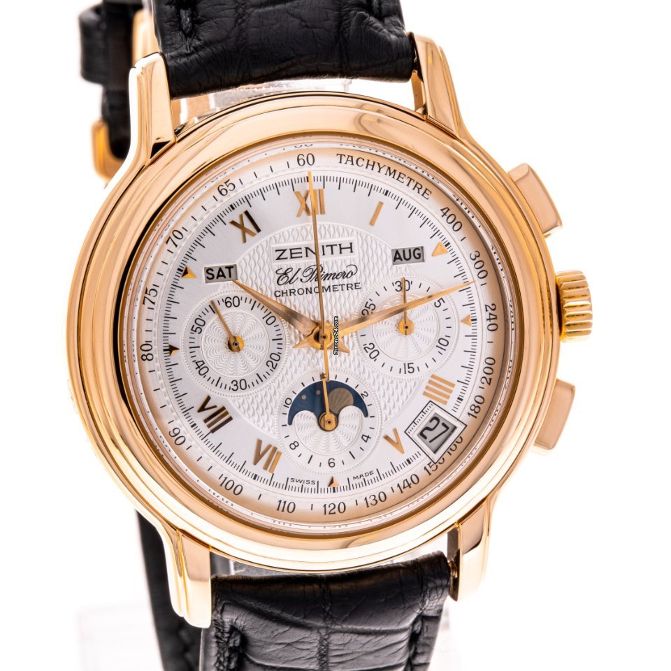 Zenith El Primero Chronomaster Mens watch Unisex Automatic Rose gold 62.0240.410 Replica 7