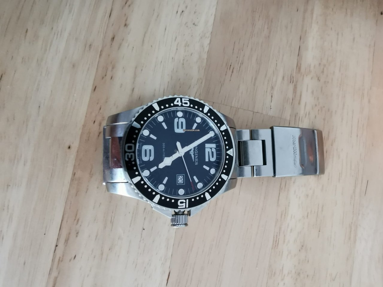 Longines HydroConquest Mens watch Unisex Quartz Steel L3.640.4 Replica 7