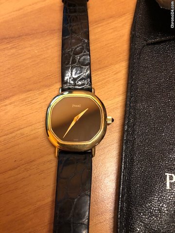 IMG_9081 Piaget Mens watch Unisex Manual winding Yellow gold 9556 Replica 7