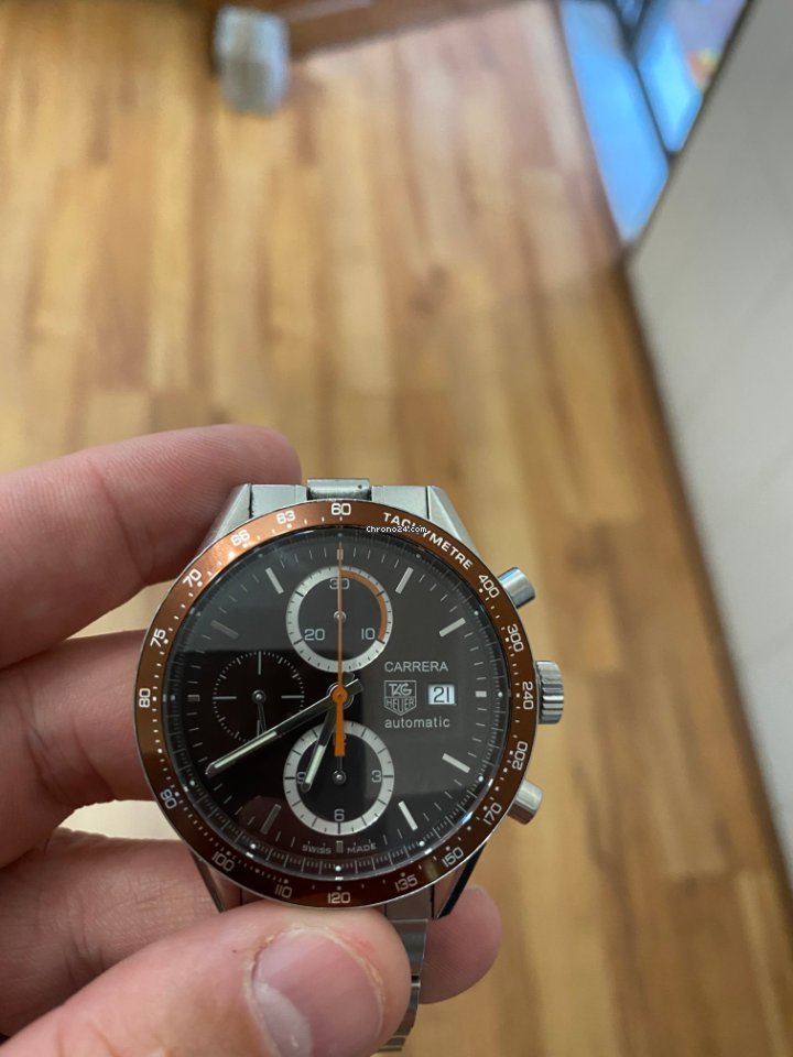 TAG Heuer Carrera Calibre 16 Mens watch Unisex Automatic Steel CV2013-2 Replica 7