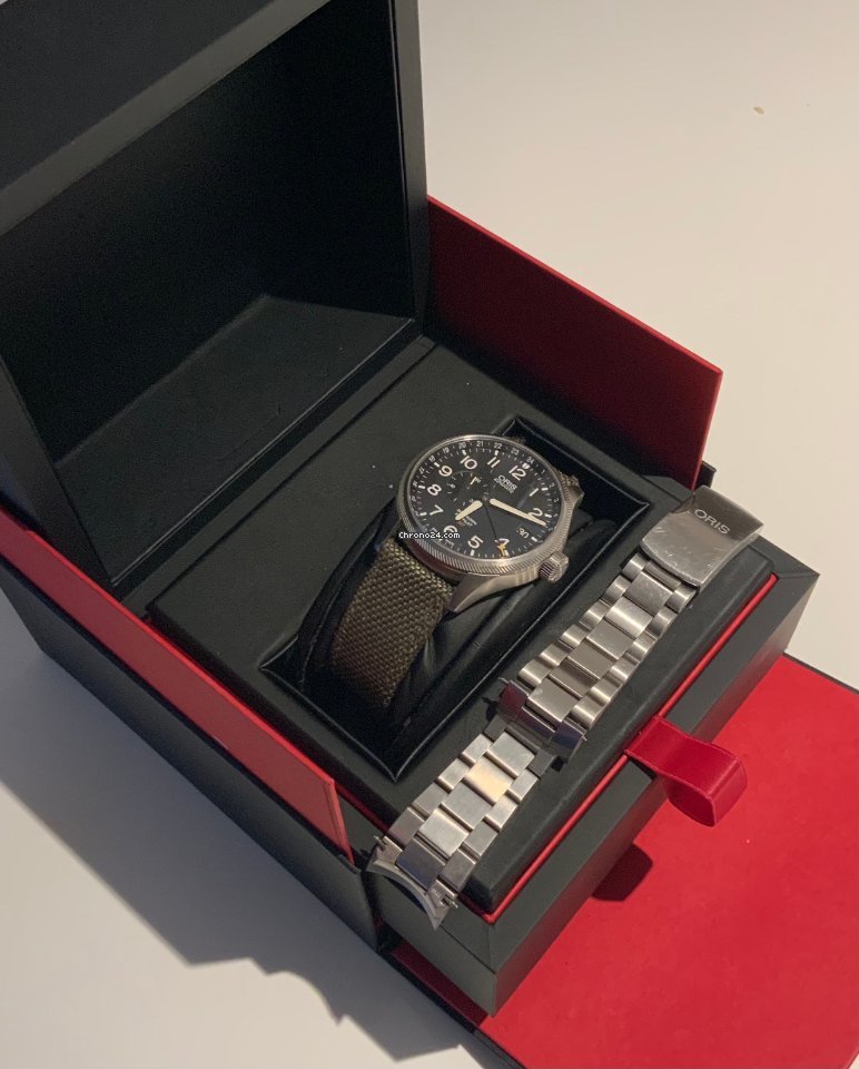 IMG_9081 Oris Big Crown ProPilot GMT Mens watch Unisex Automatic Steel 01 748 7710 4164-07 5 22 15FC Replica 7