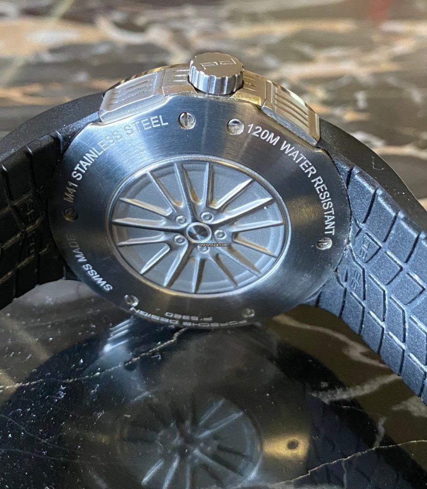 IMG_9081 Porsche Design Flat Six Mens watch Unisex Quartz Steel P6310 Replica 7