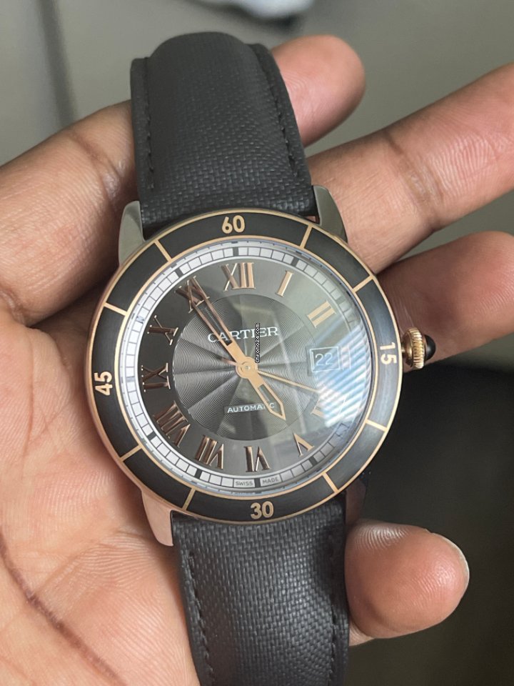 IMG_9081 Cartier Ronde Croisiere de Cartier Mens watch Unisex Automatic Steel W2RN0005 Replica 7