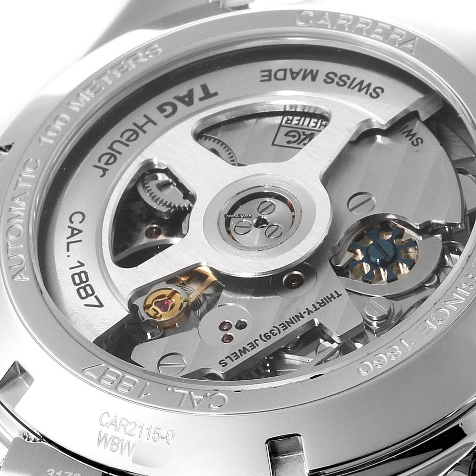 IMG_9081 TAG Heuer Carrera Calibre 1887 Mens watch Unisex Automatic Steel CAR2115 Replica 7