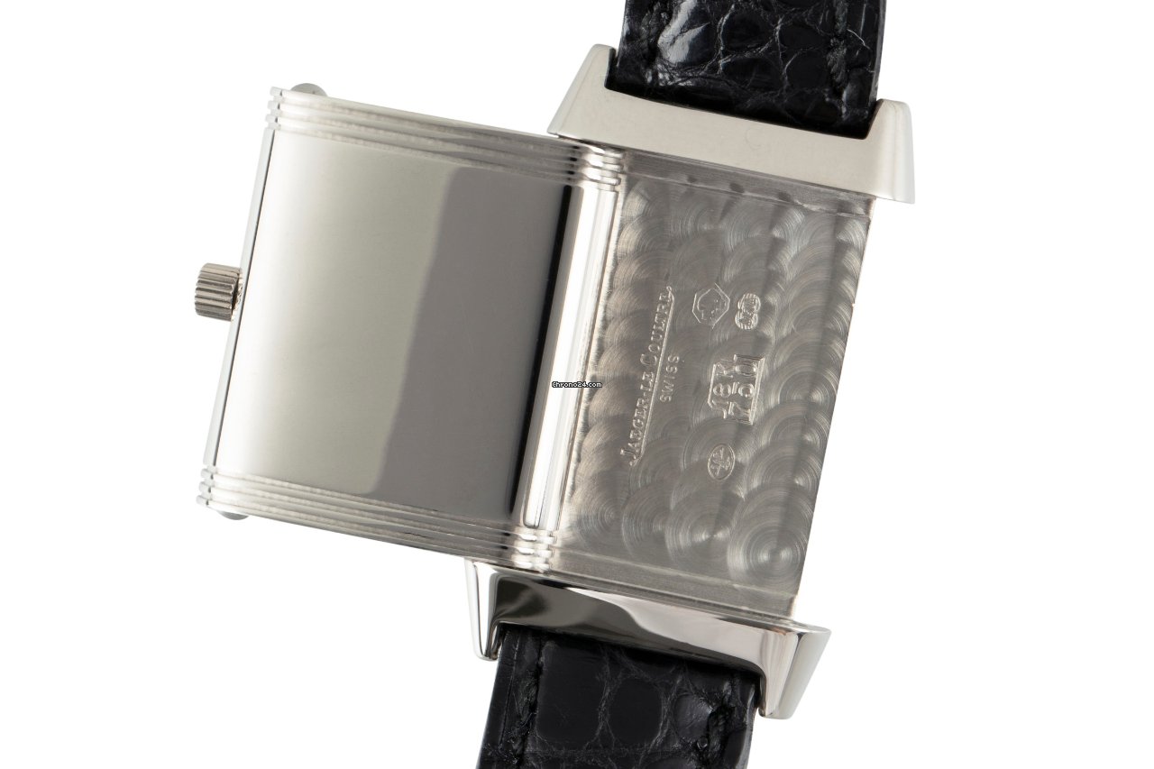 IMG_9081 Jaeger-LeCoultre Reverso Lady Womens watch Manual winding White gold 260.3.86 Replica 7