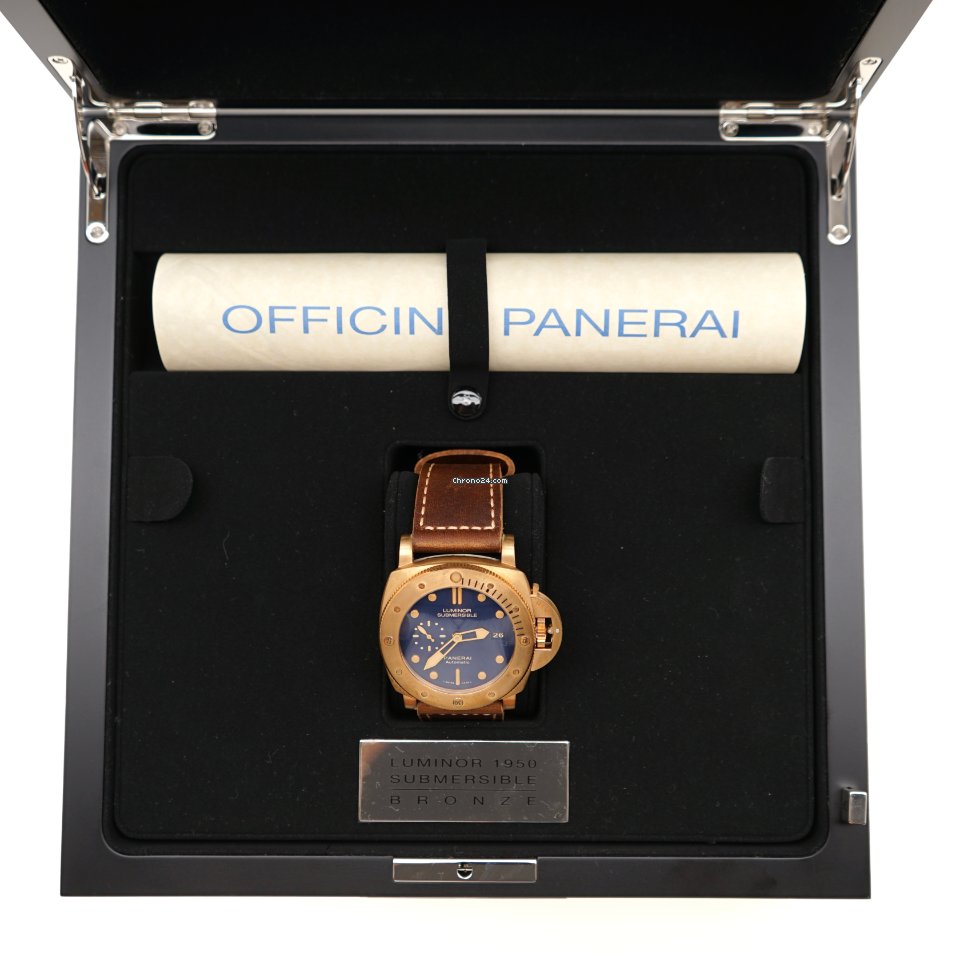 IMG_9081 Panerai Special Editions Mens watch Unisex Automatic Bronze PAM 00671 Replica 7