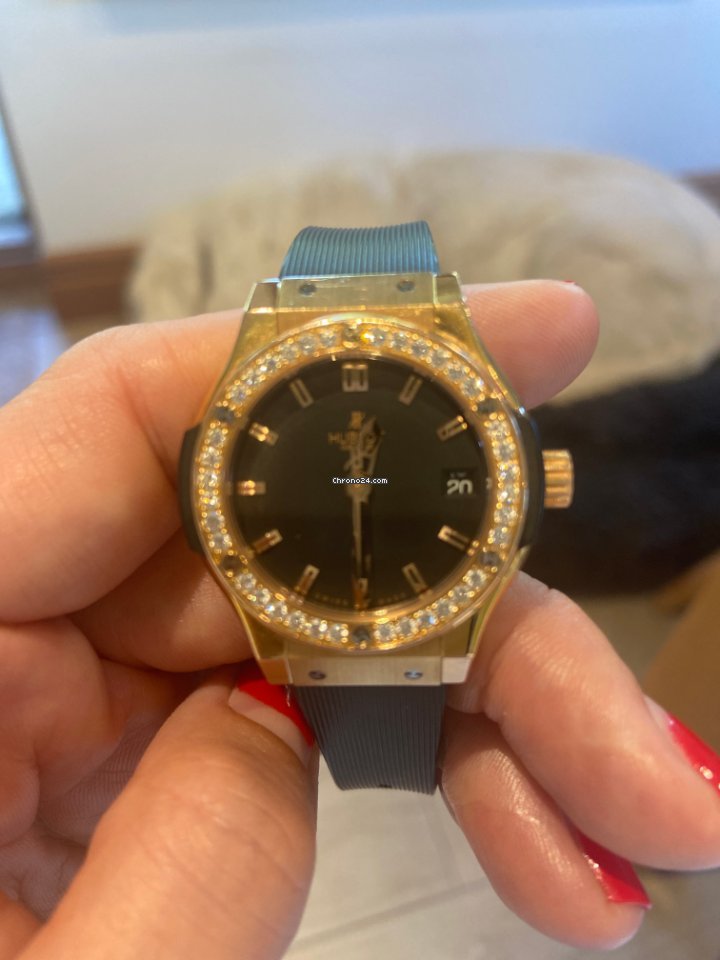 IMG_9081 Hublot Classic Fusion Quartz Womens watch Quartz 581.OX.1180.RX.1104 Replica 7