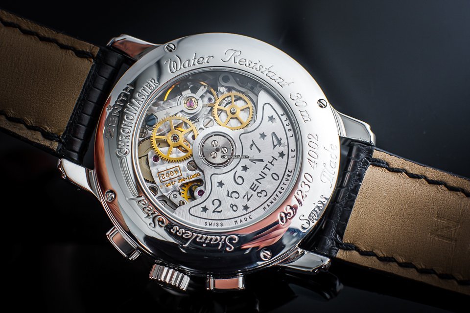 IMG_9081 Zenith El Primero Chronomaster Lady Mens watch Unisex Automatic Steel 03 1230 4002 Replica 7