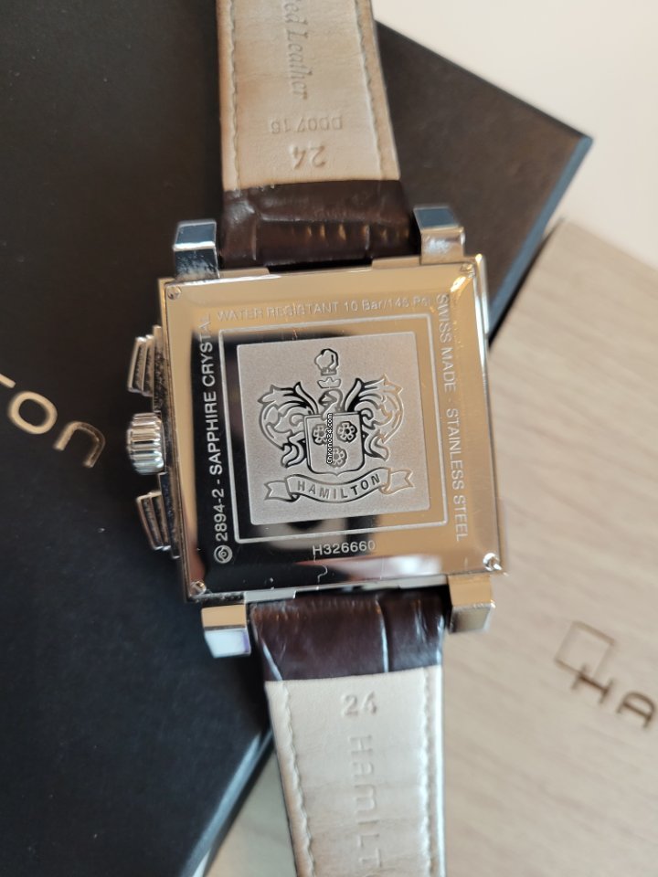 IMG_9081 Hamilton Jazzmaster Auto Chrono Mens watch Unisex Automatic Steel H32666535 Replica 7