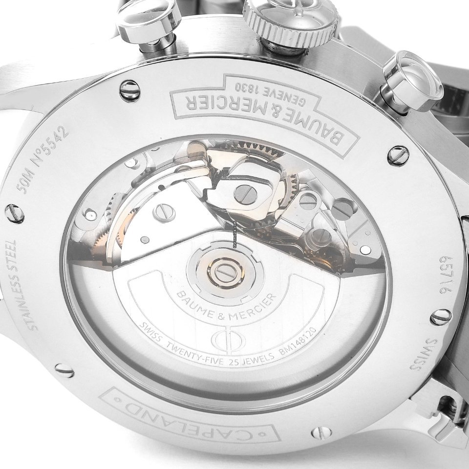 Baume & Mercier Capeland Mens watch Unisex Automatic Steel 10066 Replica 7