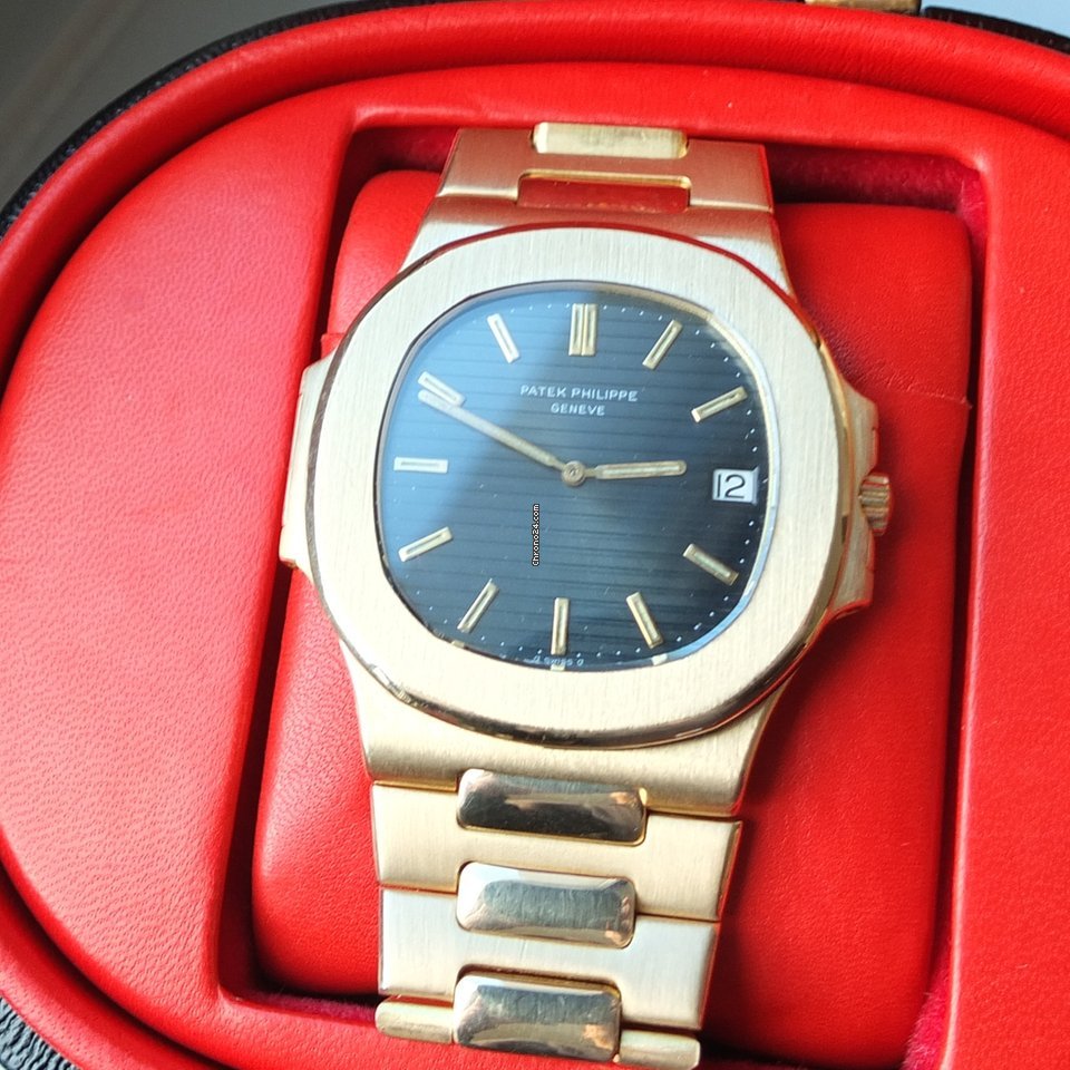 IMG_9081 Patek Philippe Nautilus Mens watch Unisex Automatic Yellow gold 3700 1 PP Nautilus GG Jumbo Replica 7