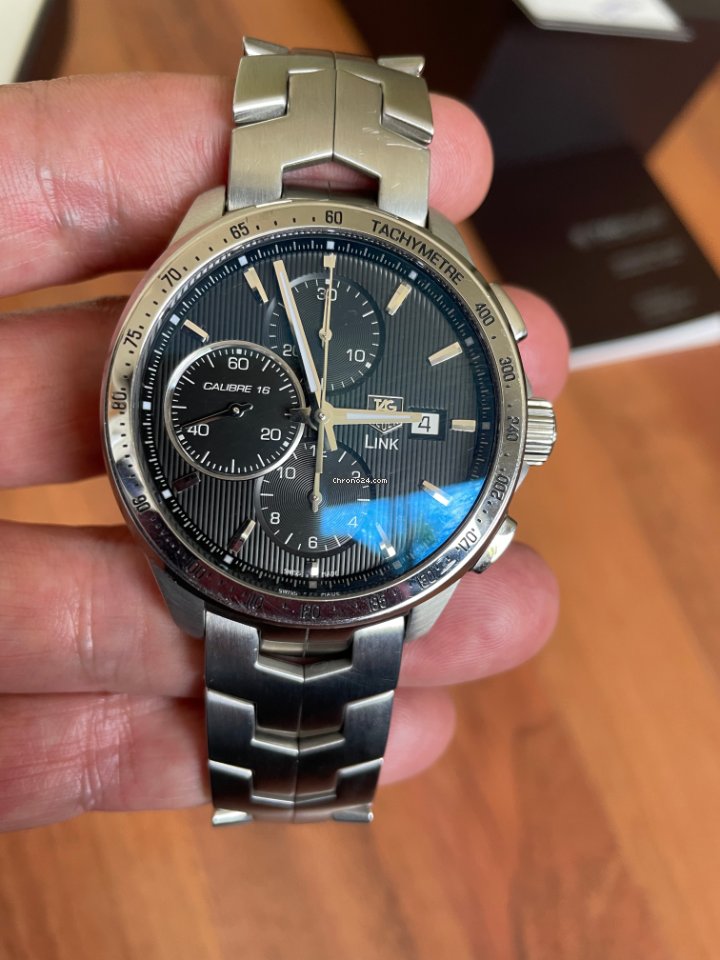 IMG_9081 TAG Heuer Link Calibre 16 Mens watch Unisex Automatic Steel CAT2010 Replica 7