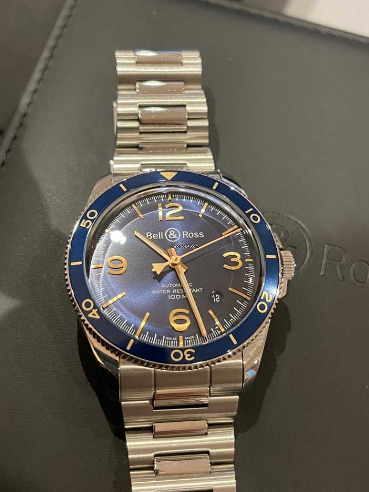 IMG_9081 Bell & Ross BR V2 Mens watch Unisex Automatic Steel BRV292-BU-G-ST SST Replica 7