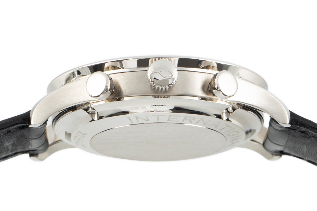 IWC Portuguese Chronograph Mens watch Unisex Automatic White gold 3714 Replica 7