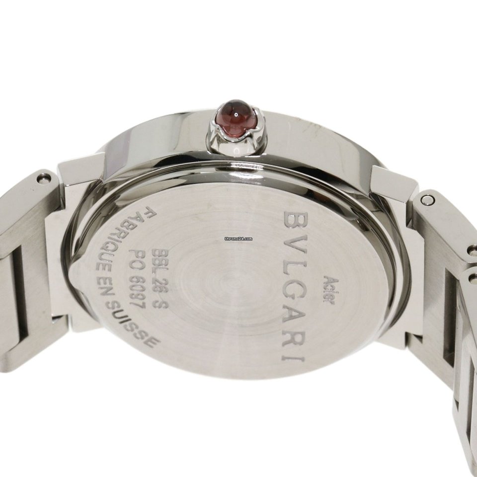 IMG_9081 Bulgari Bulgari Womens watch Quartz Steel BBL26BSSD Replica 7