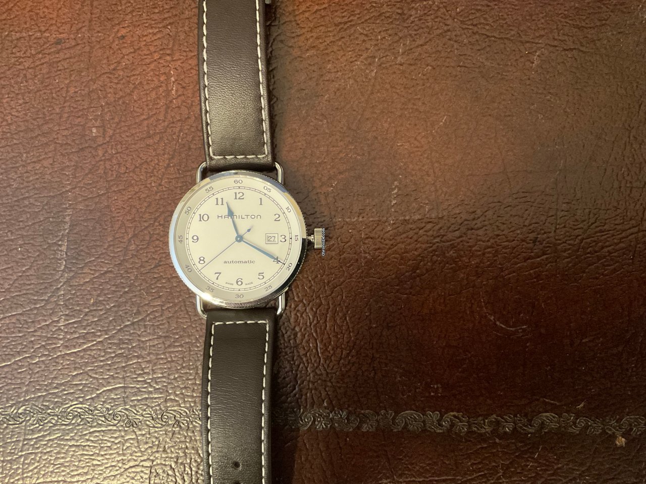 IMG_9081 Hamilton Khaki Navy Pioneer Mens watch Unisex Automatic Steel H77715553 Replica 7