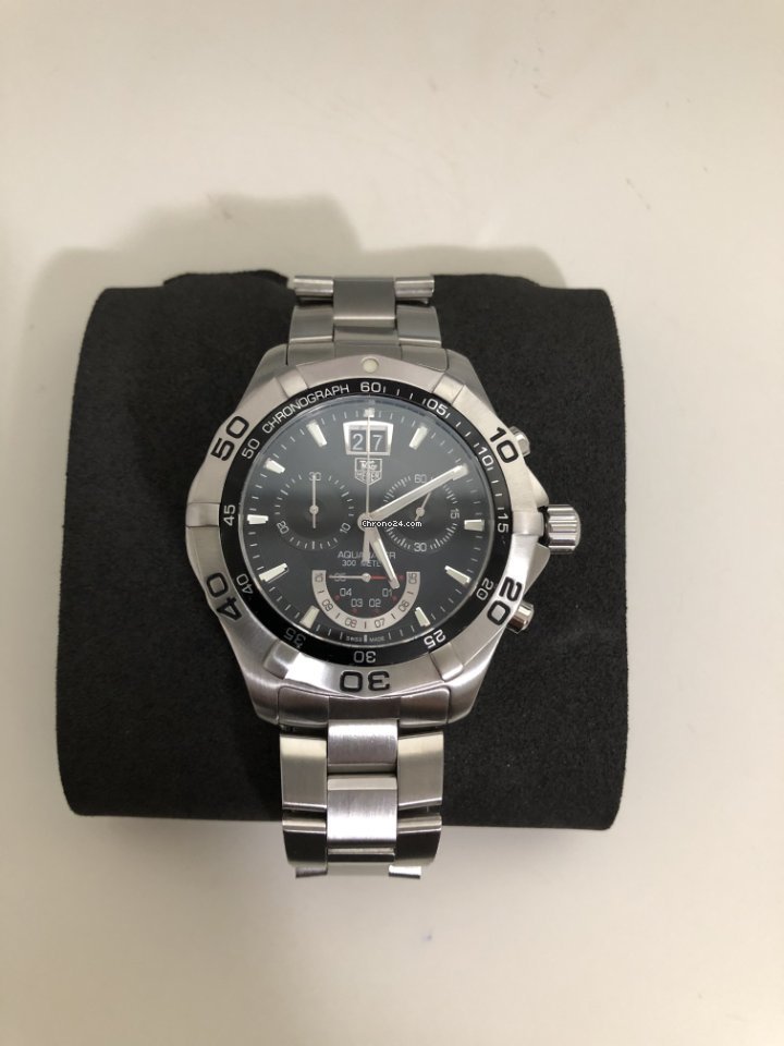 IMG_9081 TAG Heuer Aquaracer 300M Mens watch Unisex Quartz Steel CAF101A Replica 7
