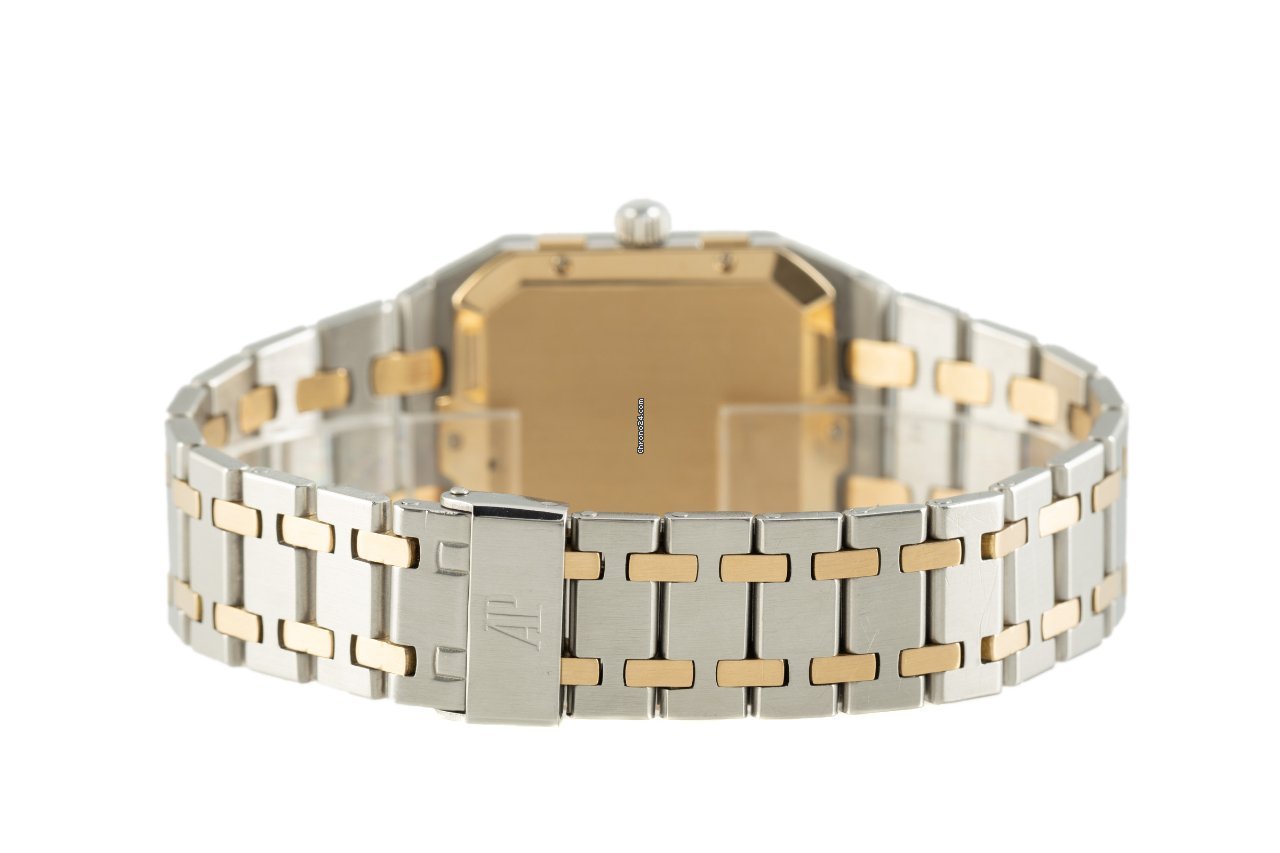 IMG_9081 Audemars Piguet Royal Oak Jumbo Mens watch Unisex Quartz Gold Steel 6005SA.0.0477SA.01 Replica 7