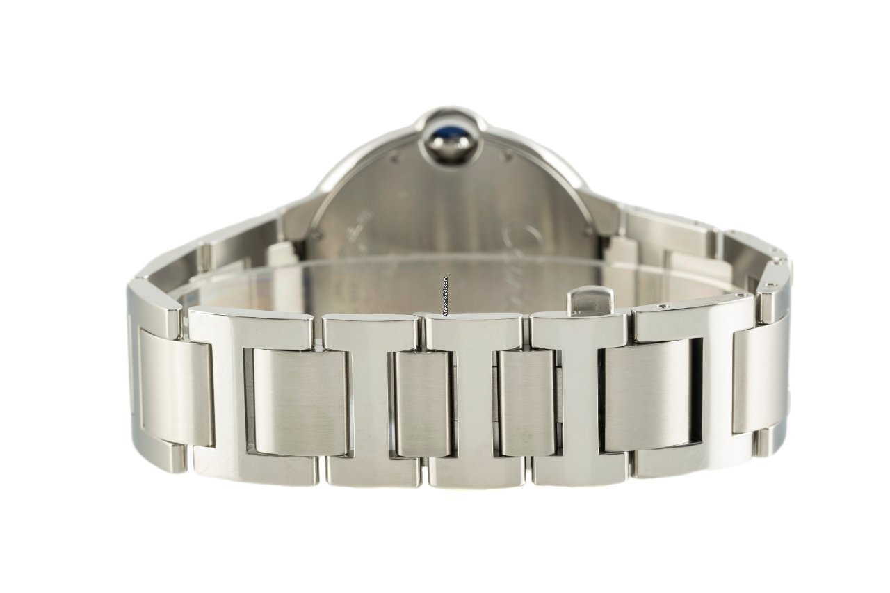 IMG_9081 Cartier Ballon Bleu 42mm Mens watch Unisex Automatic Steel 3001 Replica 7