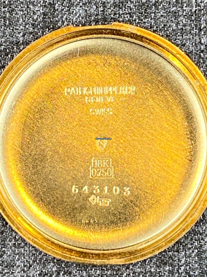 Patek Philippe Mens watch Unisex Manual winding Yellow gold 1590 Replica 7