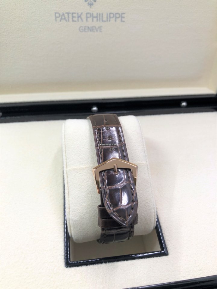 IMG_9081 Patek Philippe Calatrava Mens watch Unisex Manual winding Rose gold 6119R-001 Replica 7