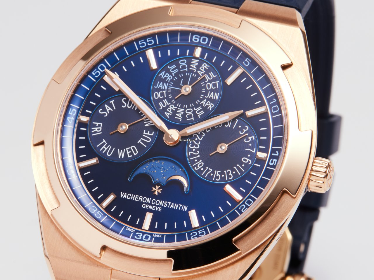 IMG_9081 Vacheron Constantin Overseas Mens watch Unisex Automatic Rose gold 4300V 000R-B509 Replica 7