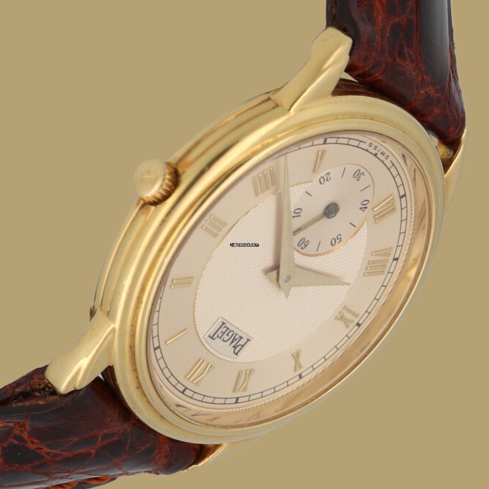 IMG_9081 Piaget Gouverneur Mens watch Unisex Manual winding Yellow gold 15970 Replica 7