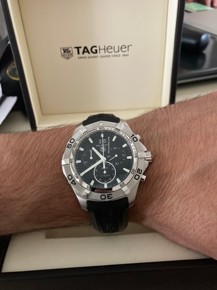 IMG_9081 TAG Heuer Aquaracer 300M Mens watch Unisex Manual winding CAF101E.FT8011 Replica 7