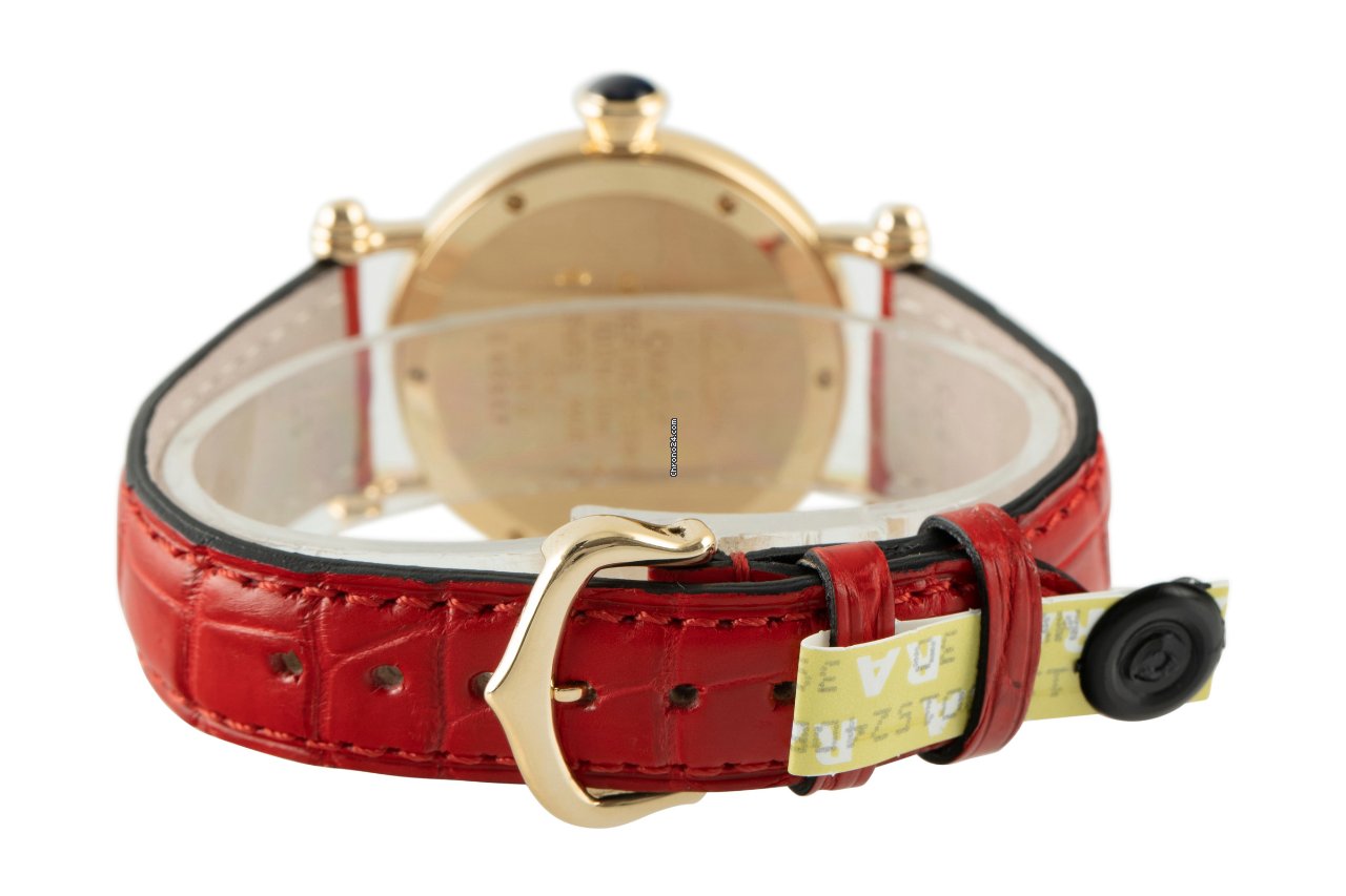 IMG_9081 Cartier Diabolo Womens watch Quartz Yellow gold 14200 Replica 7