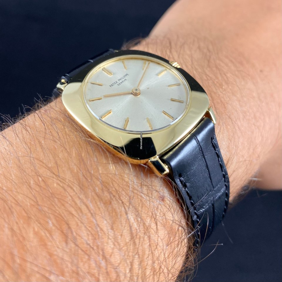IMG_9081 Patek Philippe Vintage Mens watch Unisex Manual winding Yellow gold 3543 Replica 7