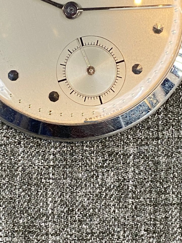 IMG_9081 Movado Mens watch Unisex Manual winding Platinum Movado Pocket Watch Platinum Replica 7