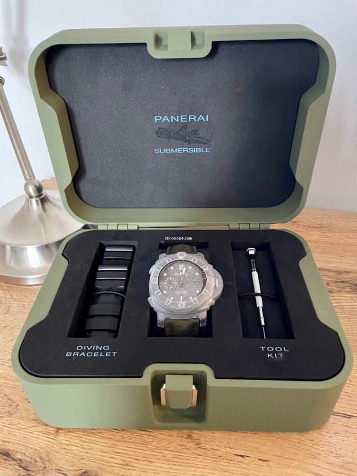 Panerai Mens watch Unisex Automatic Carbon PAM 00979 PAM 979 Replica 7