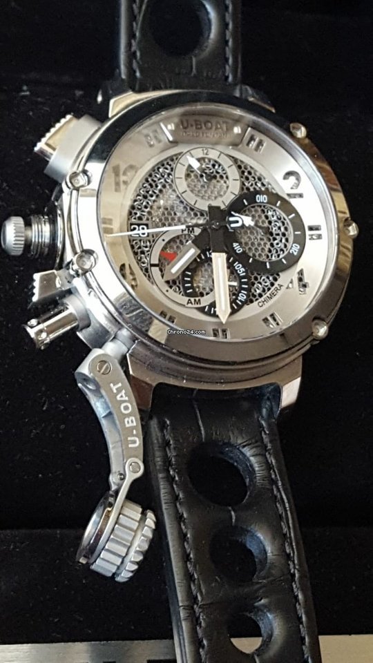 IMG_9081 U-Boat Chimera Mens watch Unisex Automatic Steel 8065 Replica 7