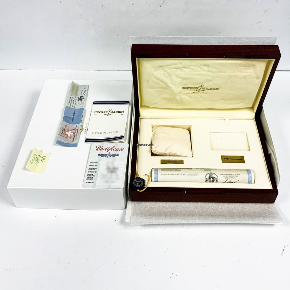 IMG_9081 Ulysse Nardin Mens watch Unisex Automatic Yellow gold 331-22 Replica 7
