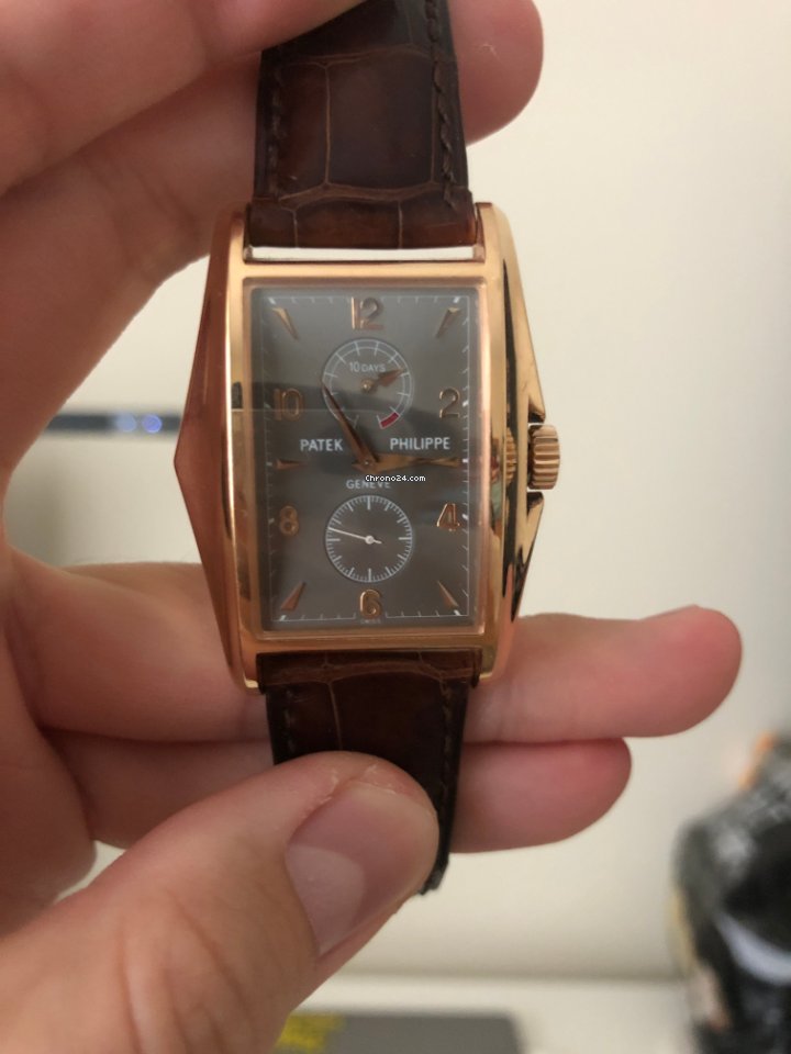 IMG_9081 Patek Philippe Gondolo Mens watch Unisex Rose gold 5100R Replica 7