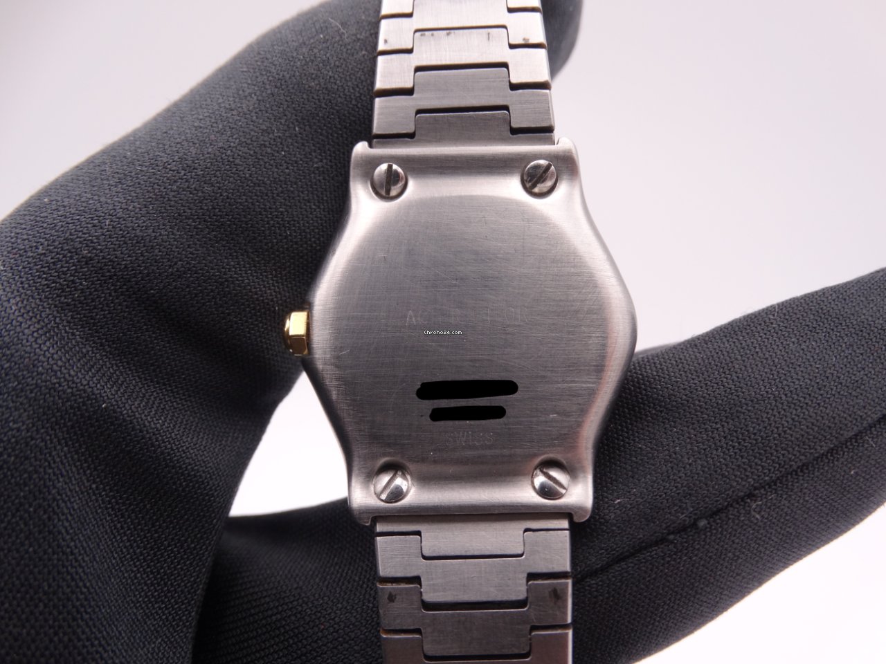 IMG_9081 Ebel Sportwave Womens watch Quartz Gold Steel 183908 Replica 7