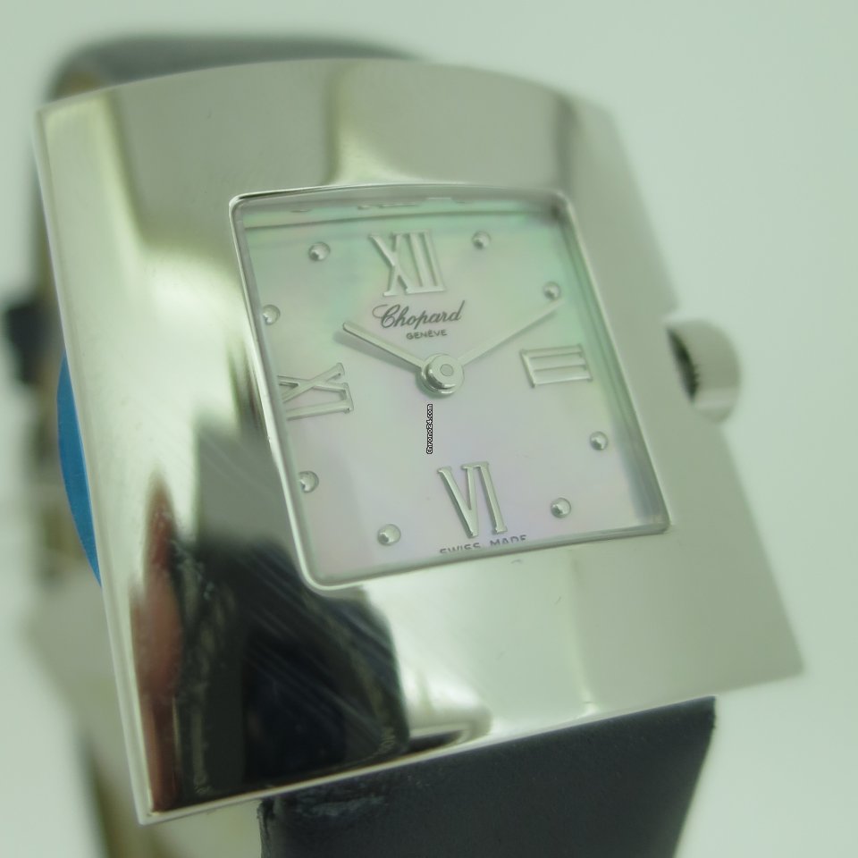 Chopard Womens watch Quartz White gold 127422-1001 Replica 7