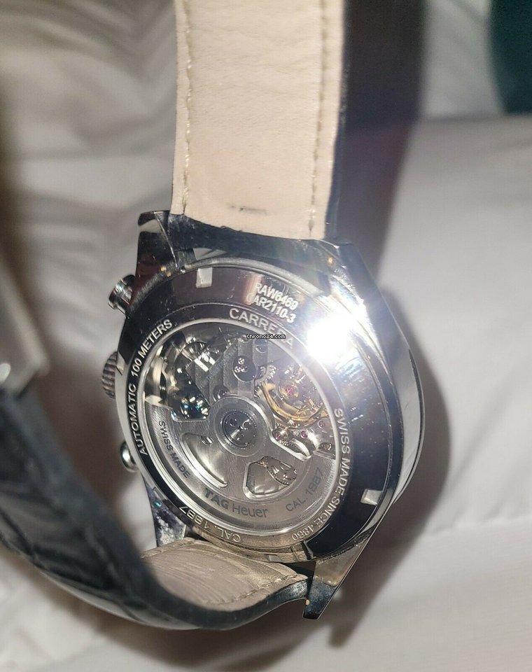 IMG_9081 TAG Heuer Carrera Calibre 1887 Mens watch Unisex Automatic Steel CAR2110.FC6266 Replica 7