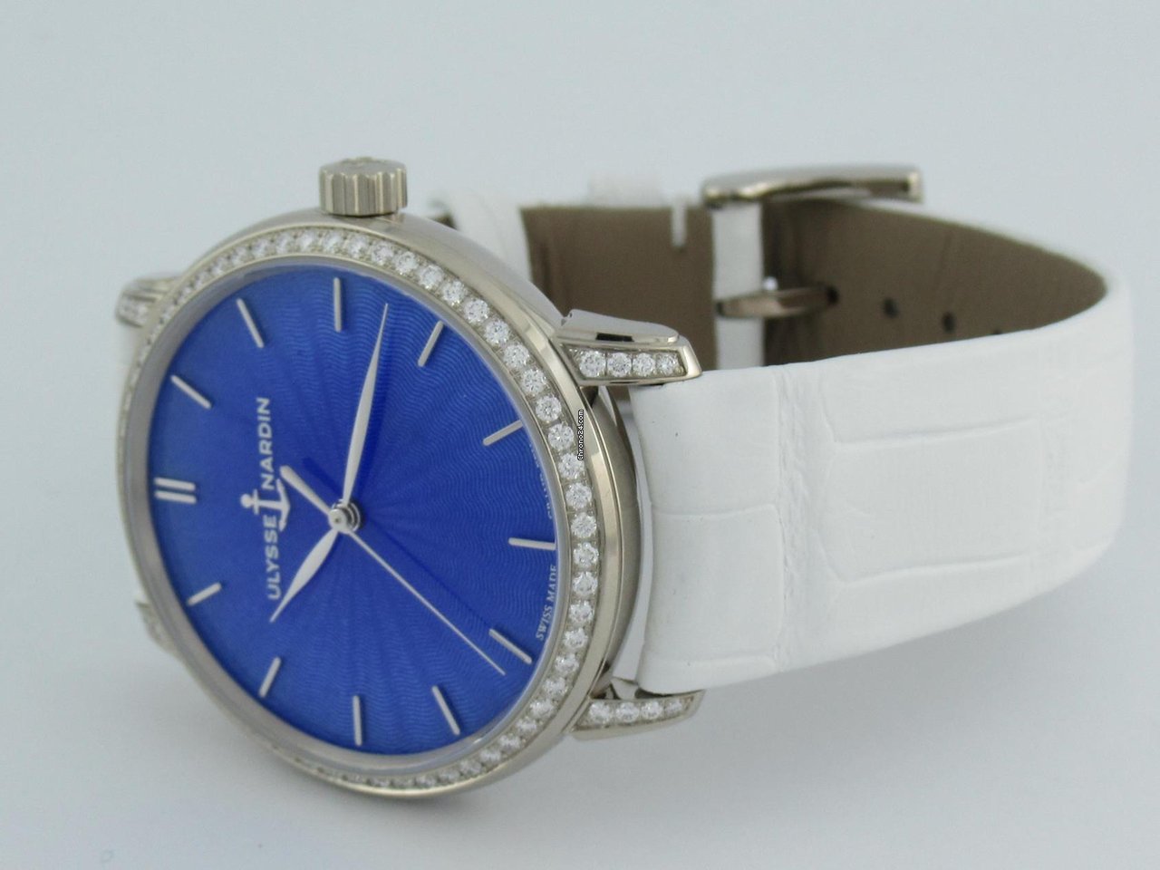IMG_9081 Ulysse Nardin Automatic White gold 8150-201 Replica 7