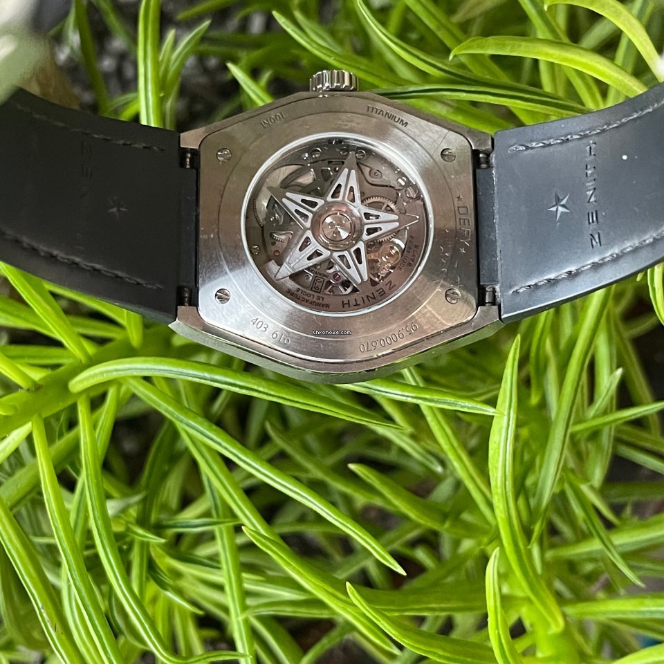 IMG_9081 Zenith Defy Mens watch Unisex Automatic Titanium 95.9000.670 51.R584 Replica 7
